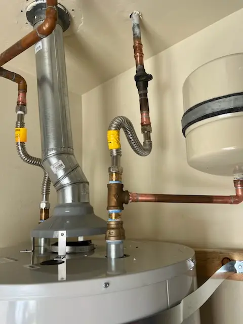 Water heater installation and plumbing repair in Orange Tree